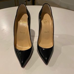 Christian Louboutin Hot Chick 100 Patent Pumps